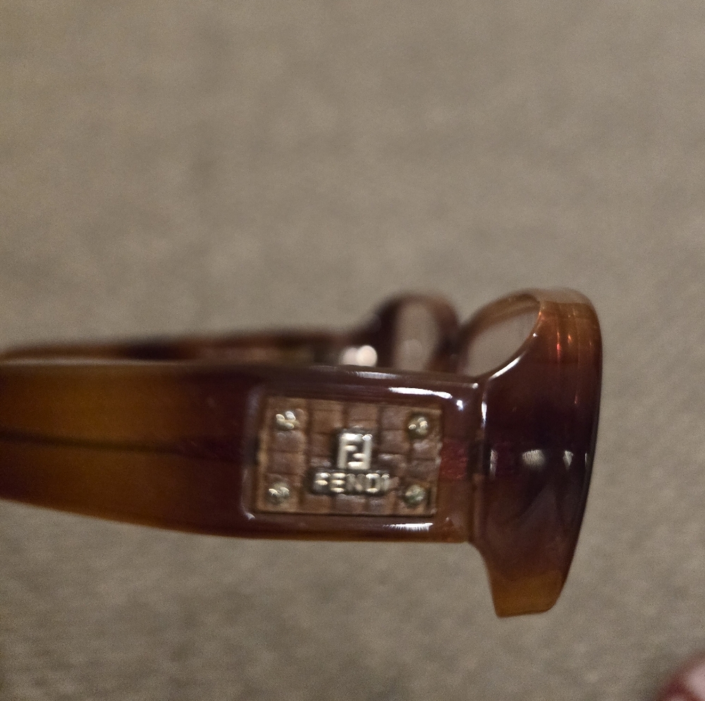 Fendi Elegant Eyeglasses Frames Tortoise Brown Re… - image 2